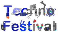 techno festival logo no background